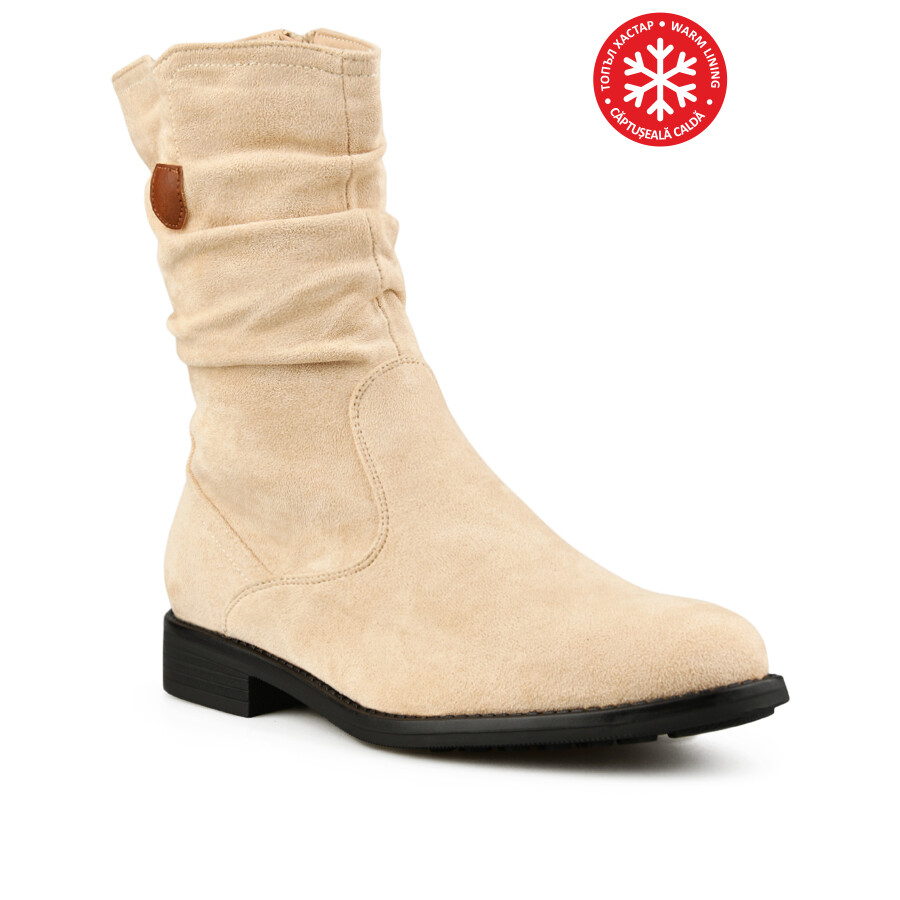 

Женские повседневные ботинки бежевого цвета на теплой подкладке Tendenz, Бежевый, Женские повседневные ботинки бежевого цвета на теплой подкладке Tendenz