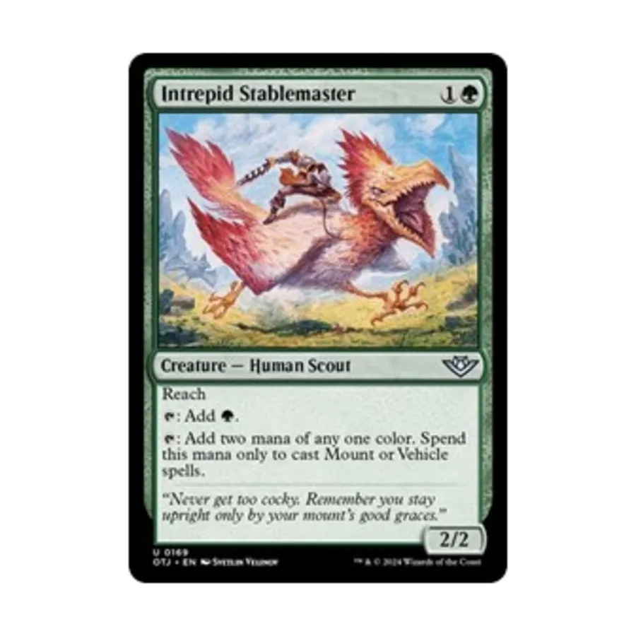 

CCG Бесстрашный хозяин конюшни (U), MTG - Outlaws of Thunder Junction