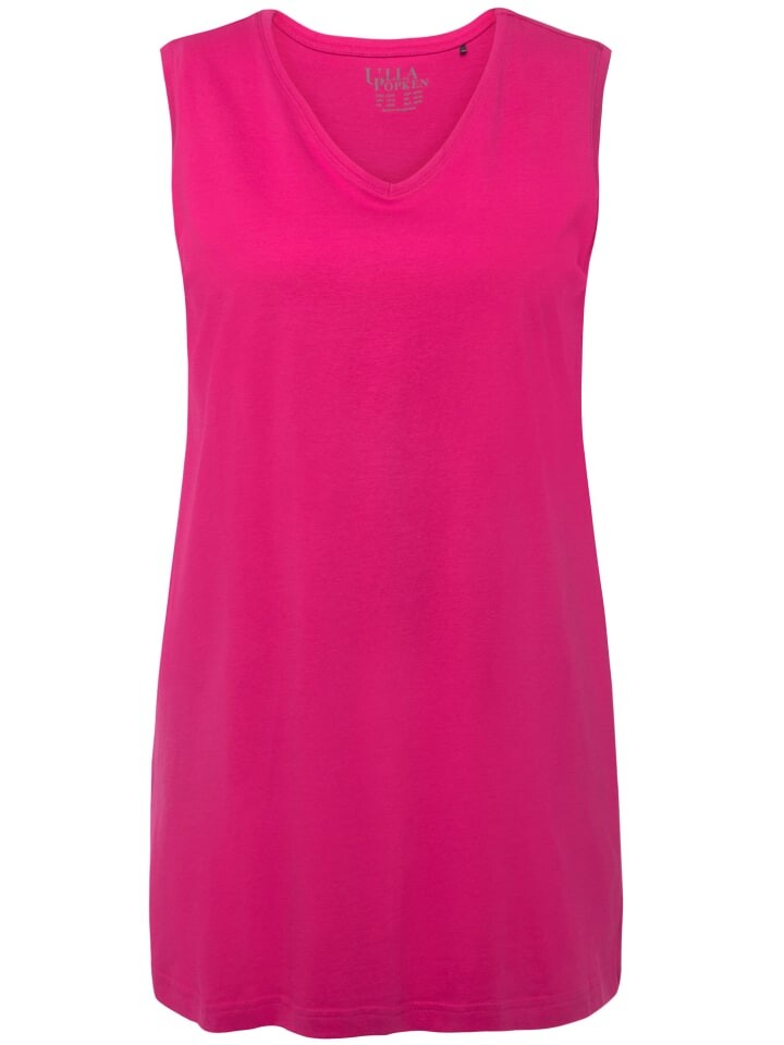 

Футболка Ulla Popken Strick Top, цвет classic fuchsia pink