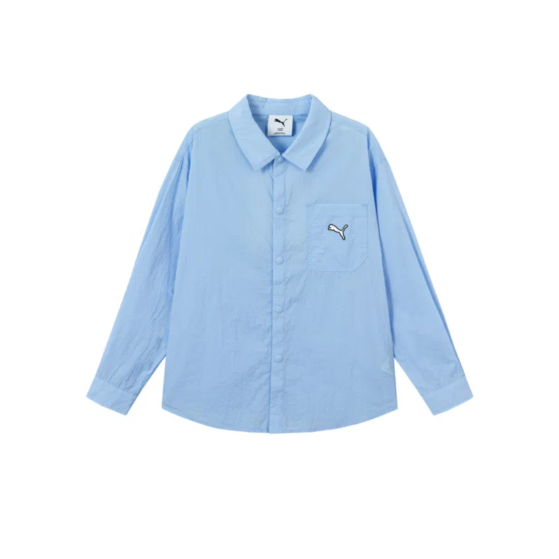 Детская повседневная рубашка PUMA Ice Blue