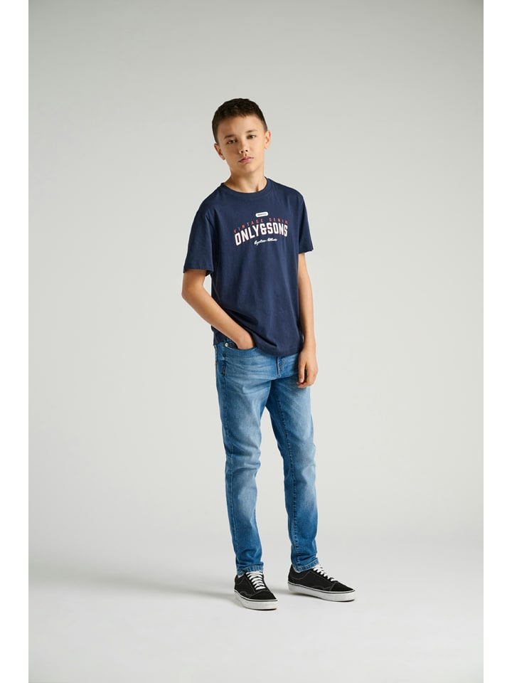 

Футболка ONLY & SONS Junior, темно-синий