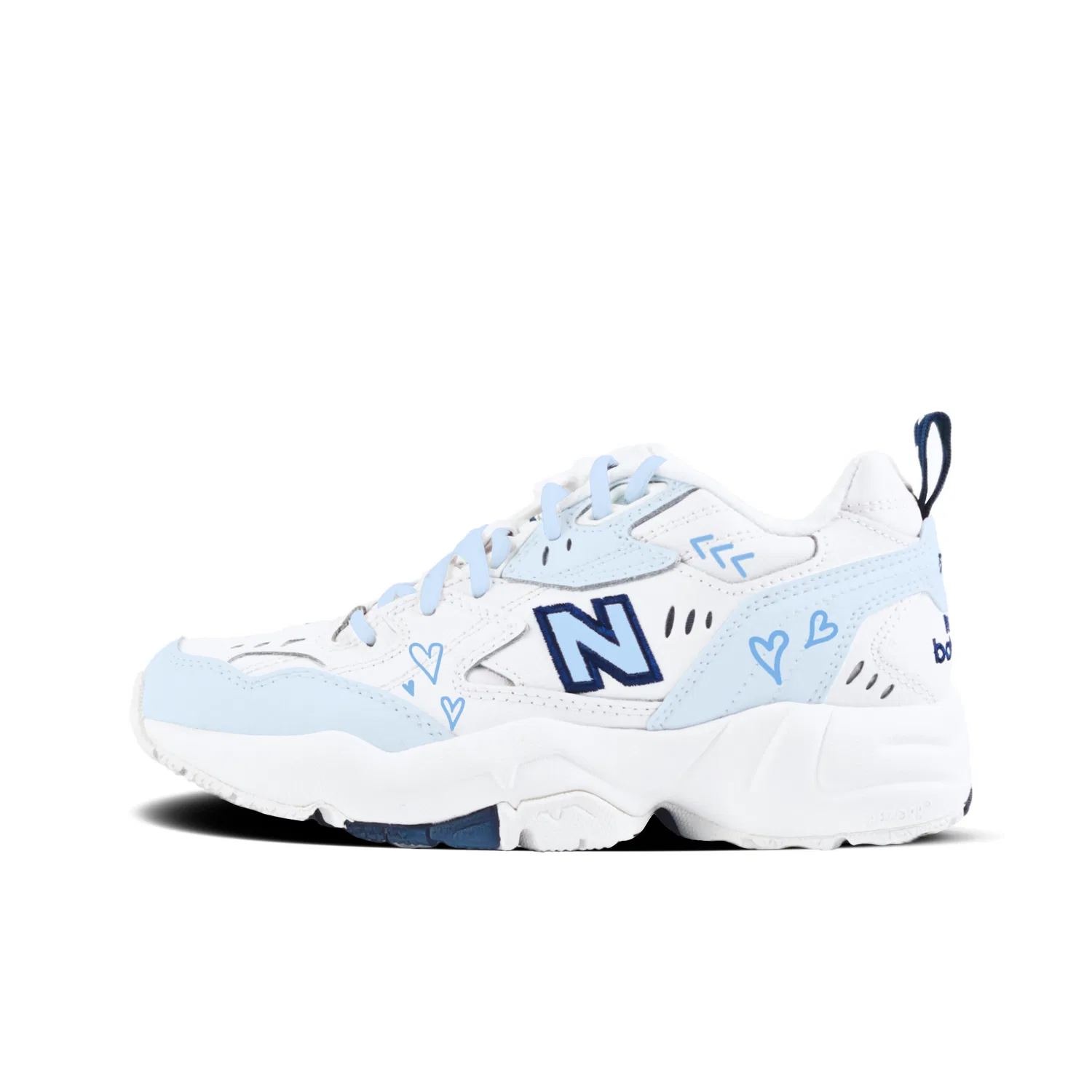 Кроссовки тренировочные Blue Heart New Balance белые