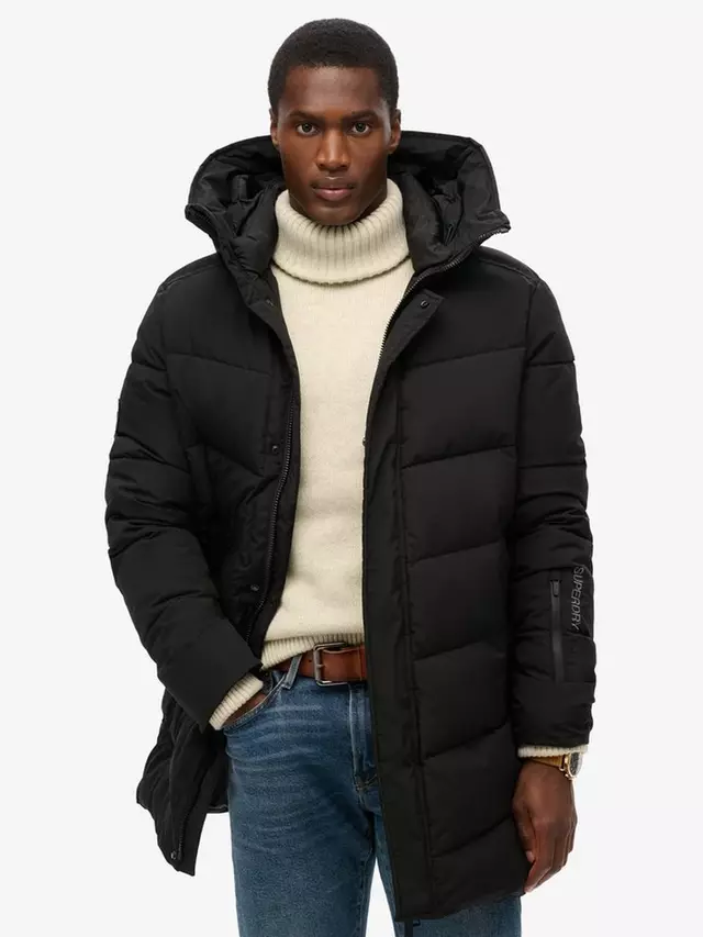 

Парка Superdry City Chevron Padded, черный