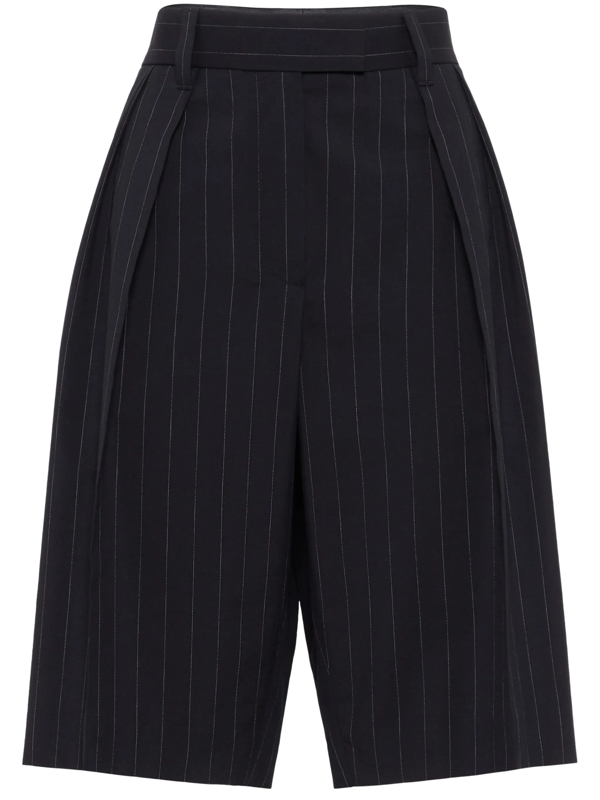 

Шорты-бермуды в тонкую полоску Brunello Cucinelli, синий