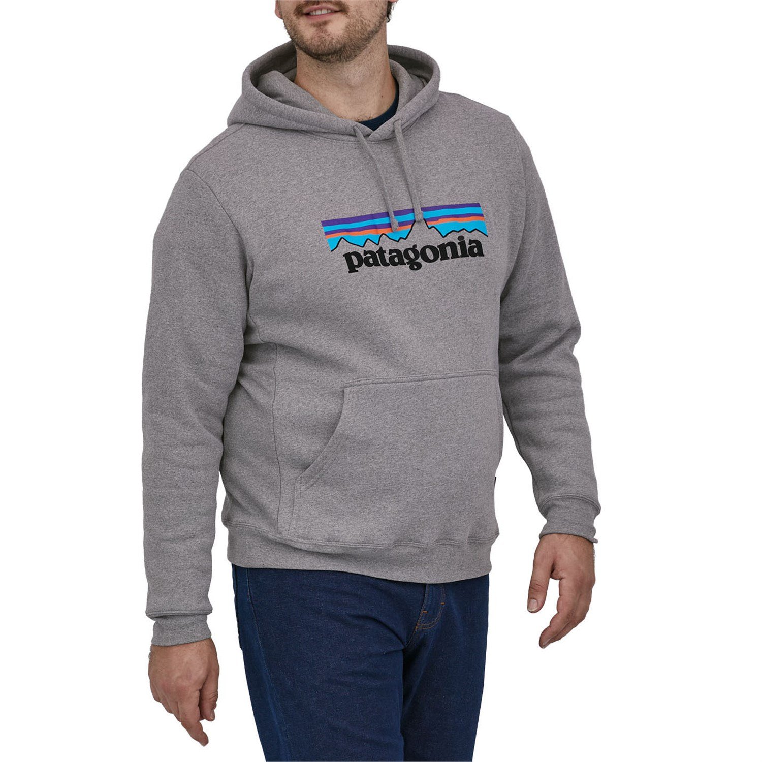 

Худи Patagonia P-6 Logo Uprisal, цвет Gravel Heather