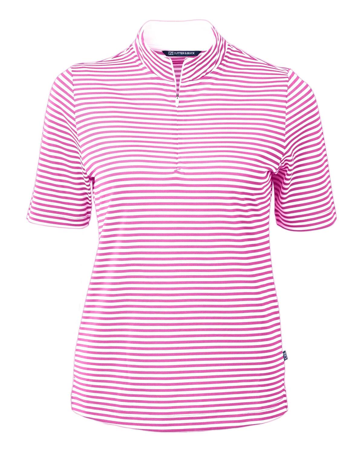 

Женский топ Cutter & Buck Virtue Eco Pique Stripe из переработанного материала, Gelato