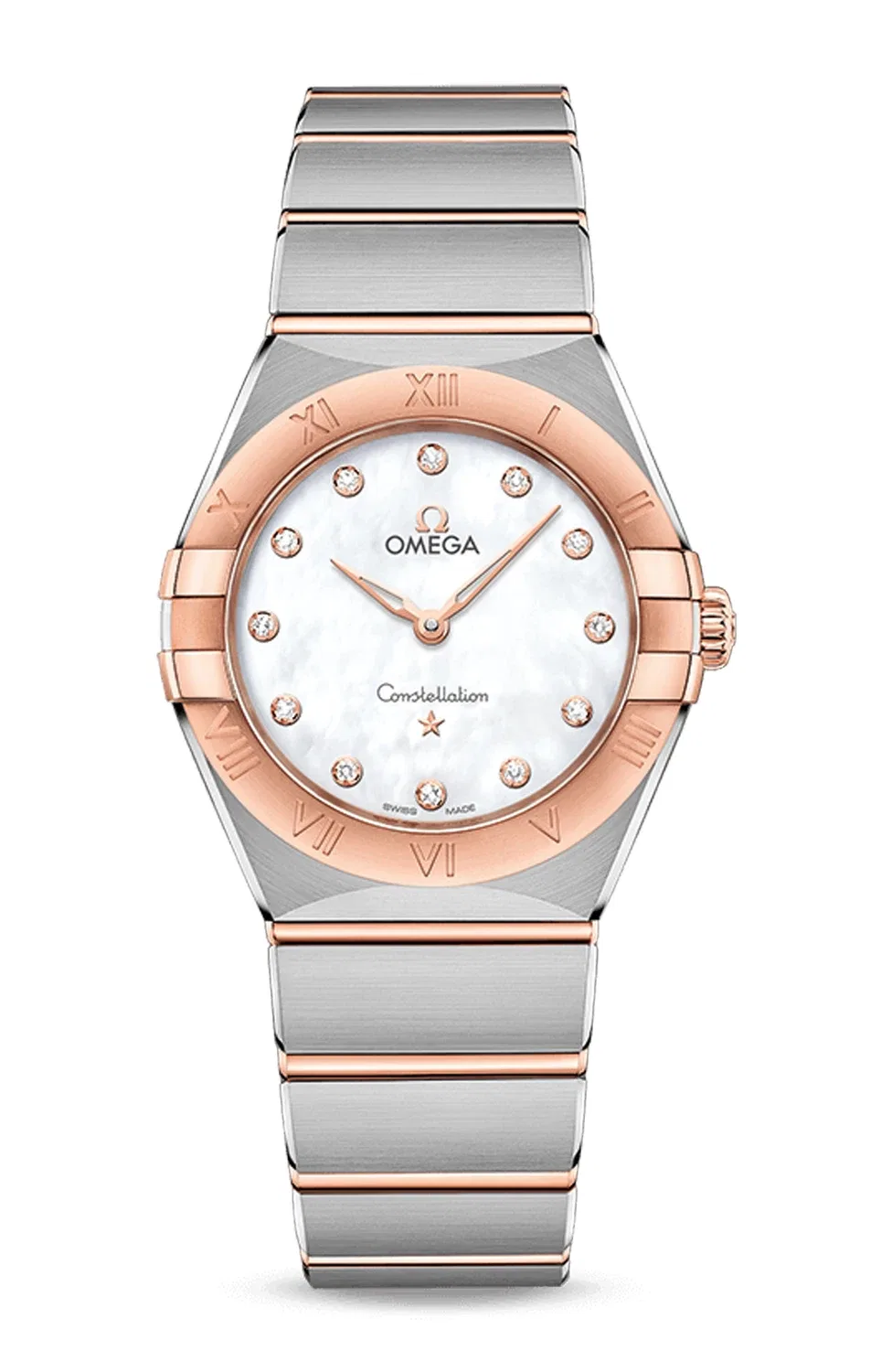 КОНСТЕЛЛЕЙШН МАНХЭТТЕН КВАРЦ 28 ММ - 131.20.28.60.55.001 OMEGA, серебряный