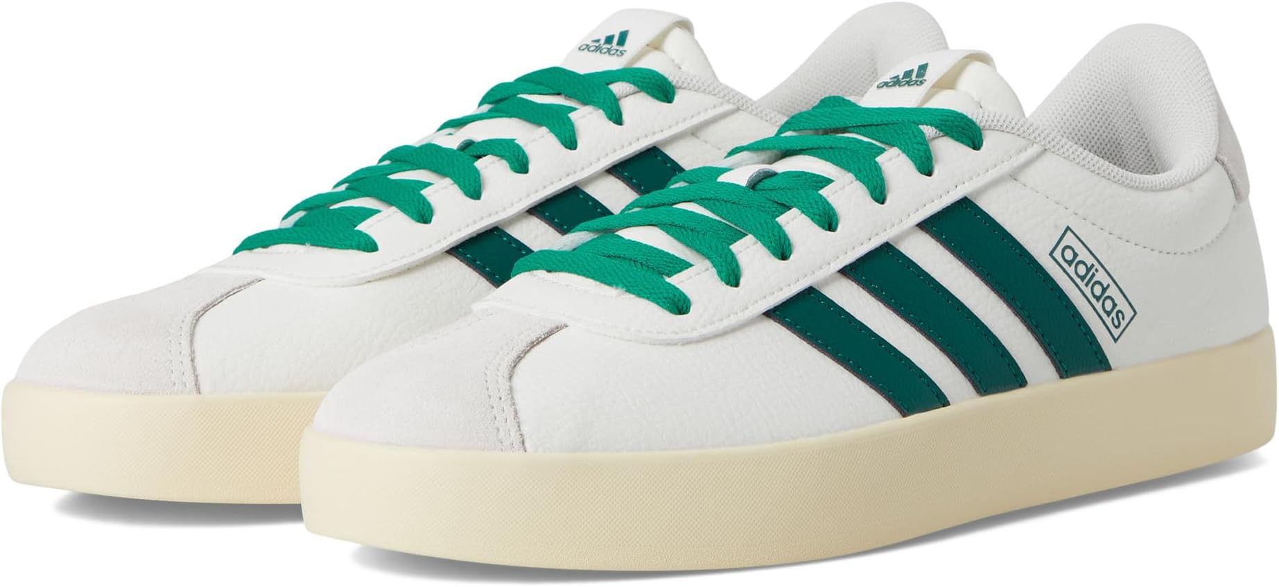 

Кроссовки adidas VL Court 3.0, цвет White/Collegiate Green/Court Green