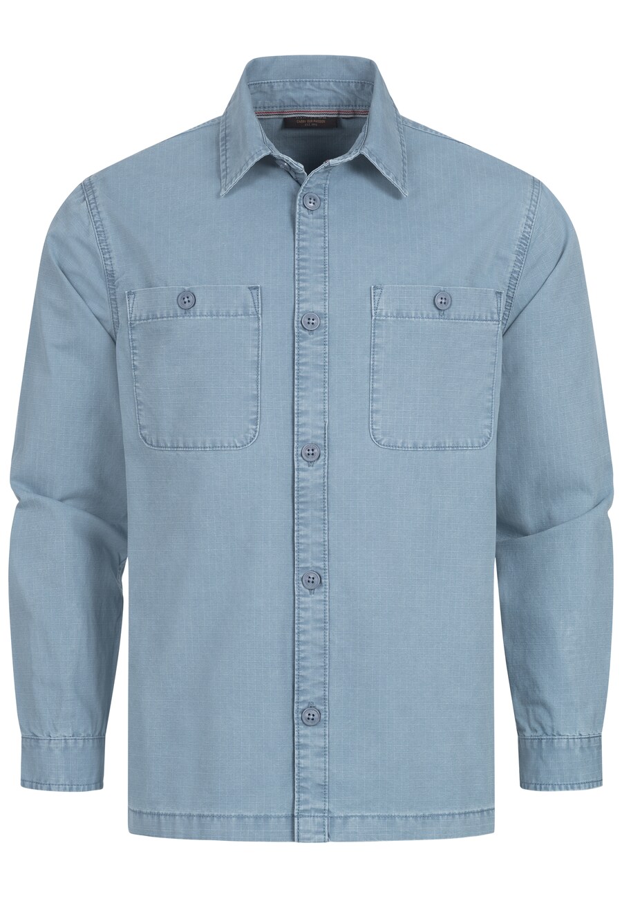 

Рубашка на пуговицах классического кроя INDICODE JEANS Pilou, цвет Blue/Indigo/Blue denim