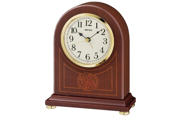 

SEIKO Часы Quartz Movement Wooden Wall Clock Unisex, Ecru