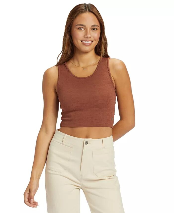 

Укороченная майка Juniors' Good Keepsake Roxy, коричневый