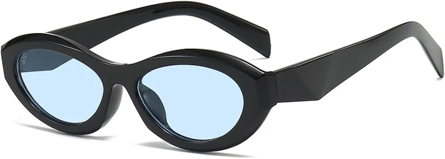 

Женские солнцезащитные очки в маленькой оправе «кошачий глаз», модные, конфетного цвета, с зеркальными линзами, классические, для активного отдыха, с защитой от УФ-излучения UV400 TVTBBVV, Blackblue