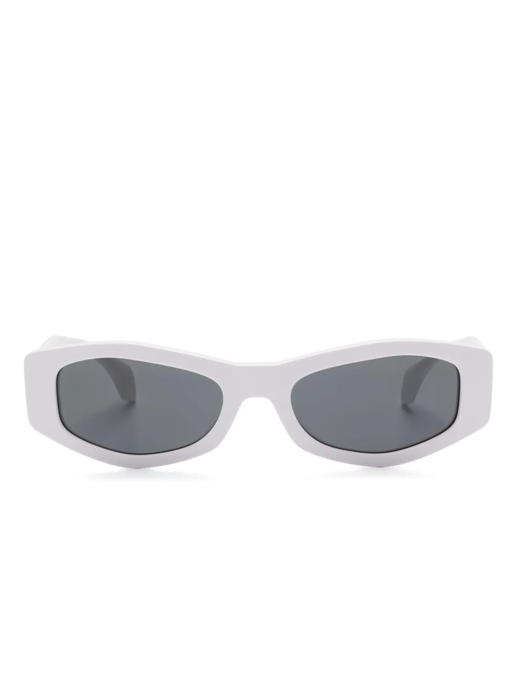 

Солнцезащитные очки в прямоугольной оправе Versace Eyewear, белый