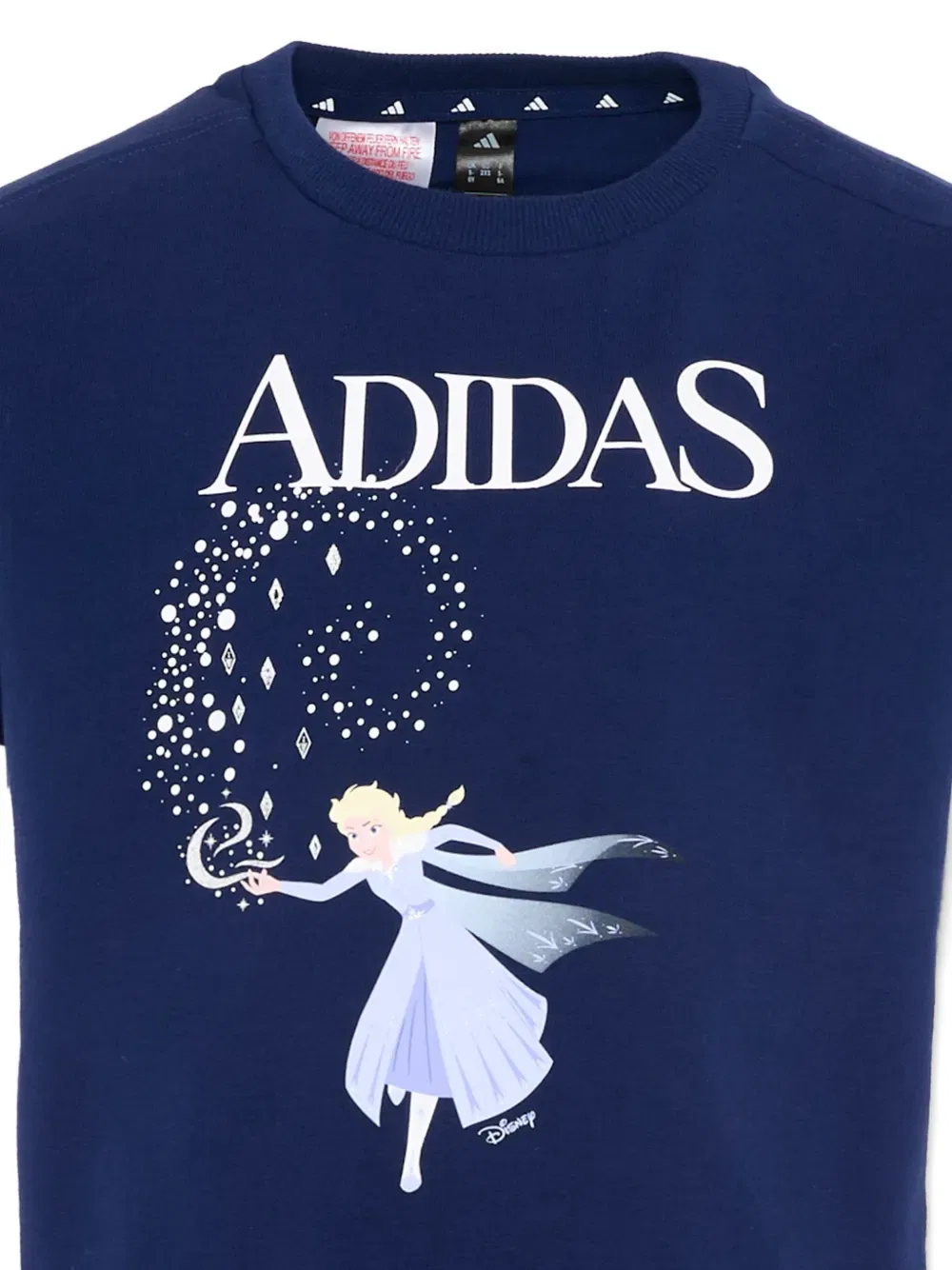 Футболка с графическим принтом Дисней Adidas Kids, синий — фото 3