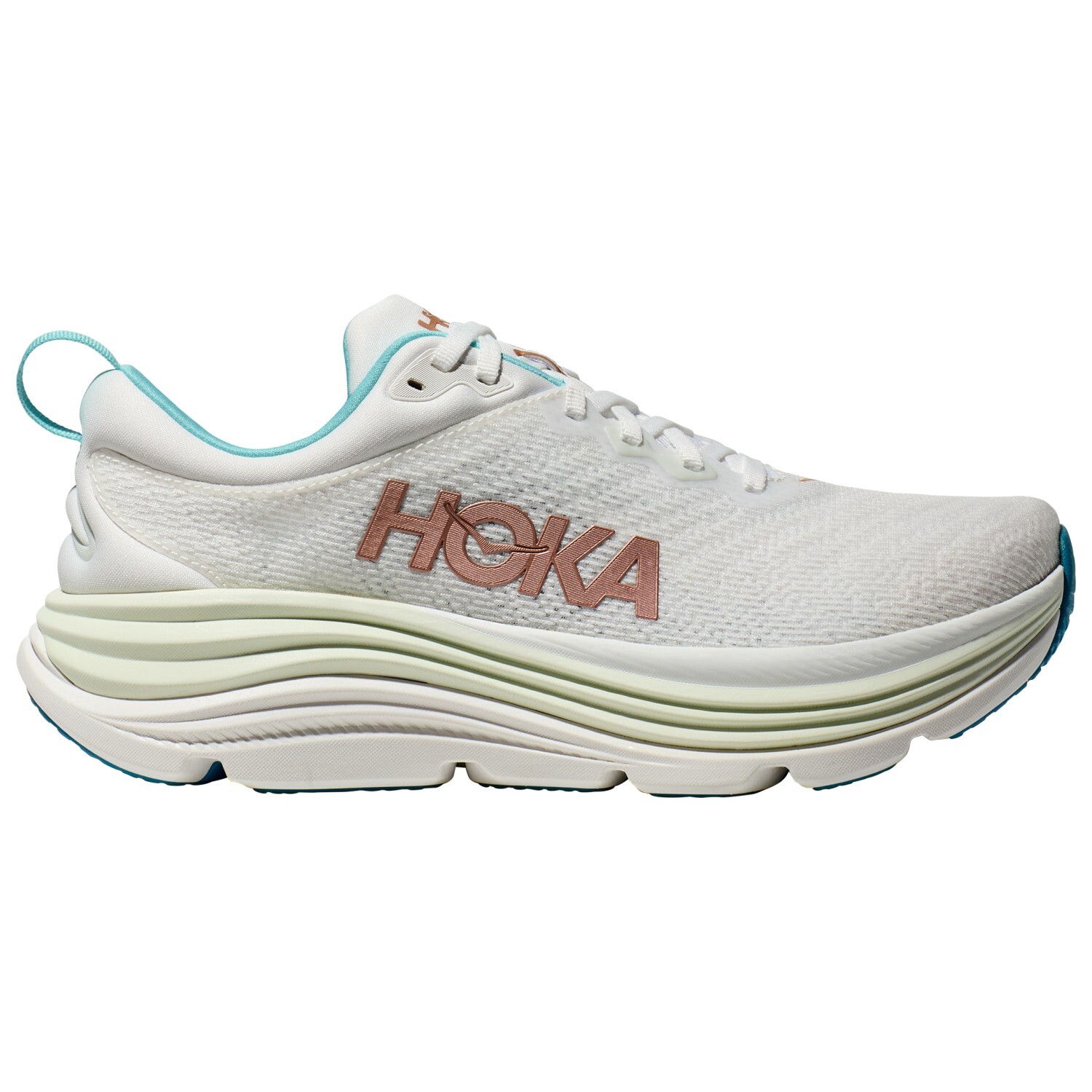 

Кроссовки Hoka Gaviota 5, цвет Frost/Rose Gold