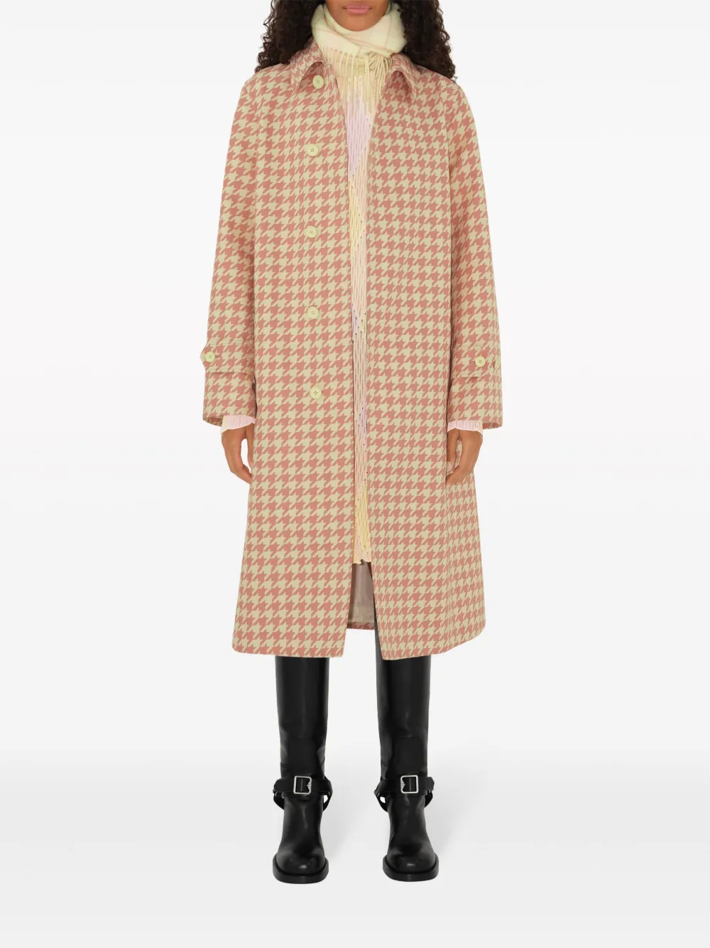Пальто BURBERRY, женское, розовый — фото 2