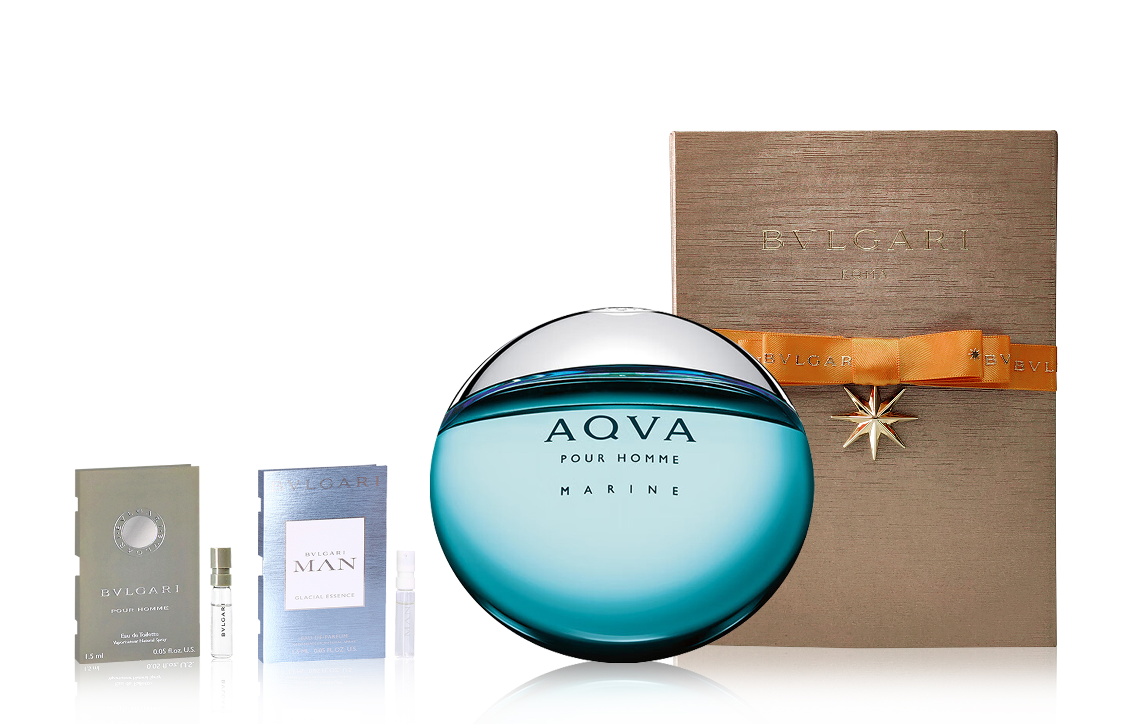 

BVLGARI Sea Blue мужской набор изысканных духов Eau De Toilette, 2 предмета/набор из 3