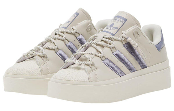 Кроссовки оригиналы суперзвезда бонега Adidas, белый — фото 3