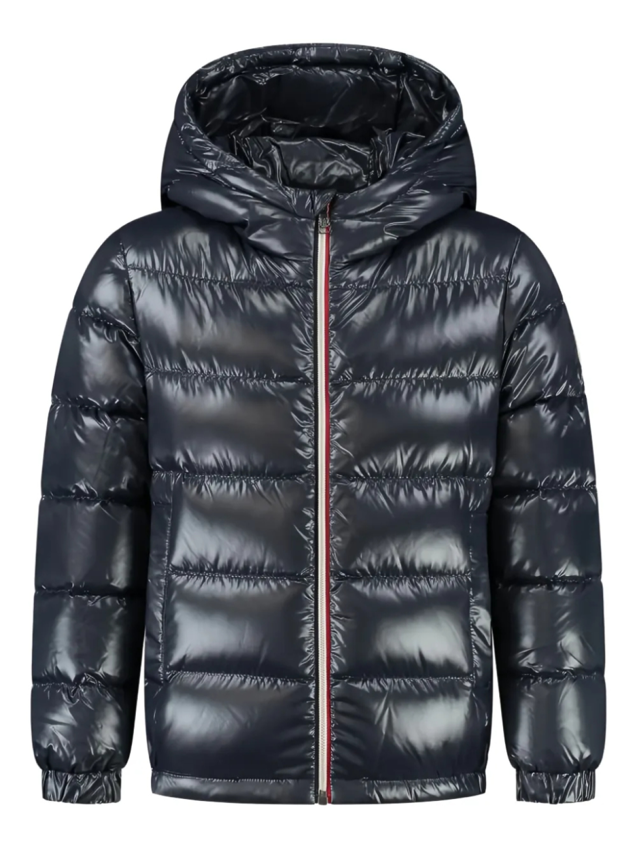 

Moncler Enfant пуховик с капюшоном, черный