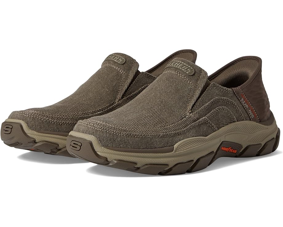 

Кроссовки SKECHERS Respected Holmgren Hands Free Slip-Ins, цвет Taupe