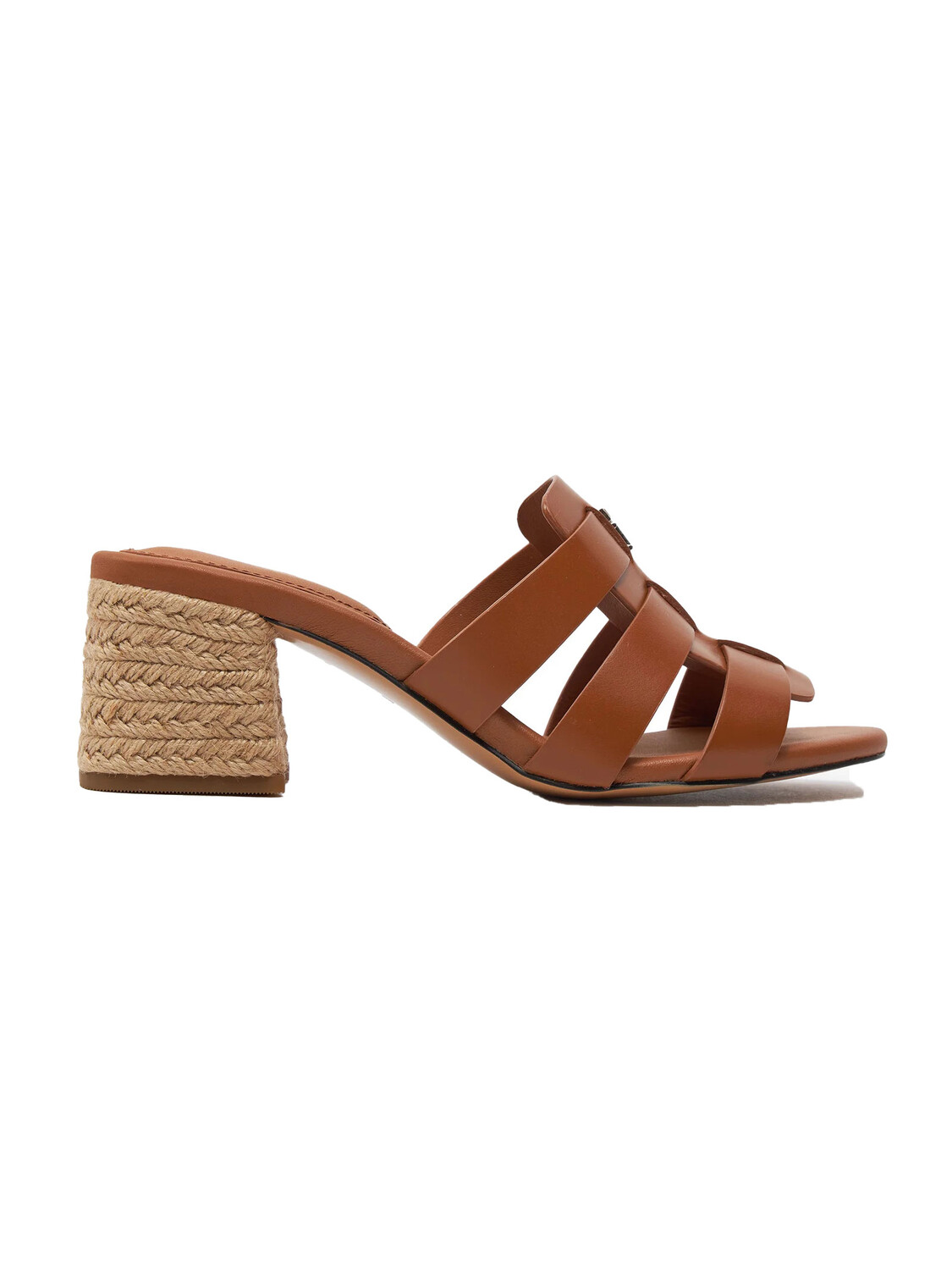 

Босоножки hilfiger sandali in pelle con tacco in corda Tommy, бежевый