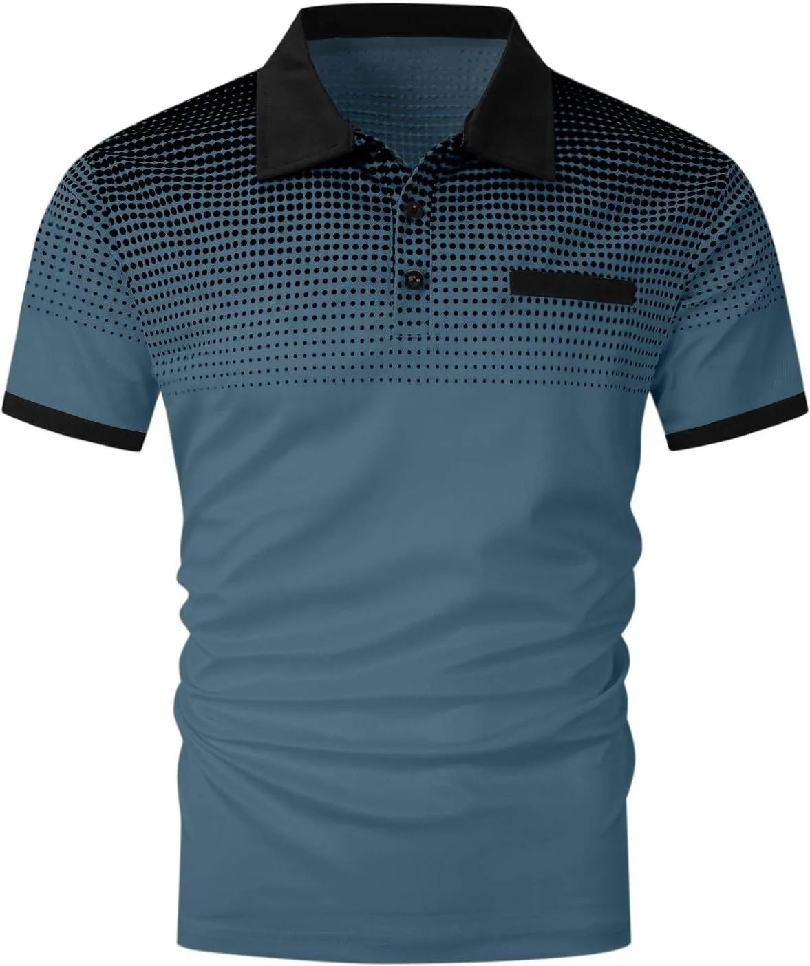 Мужская футболка с коротким рукавом Color Block Slim Fit — фото 4