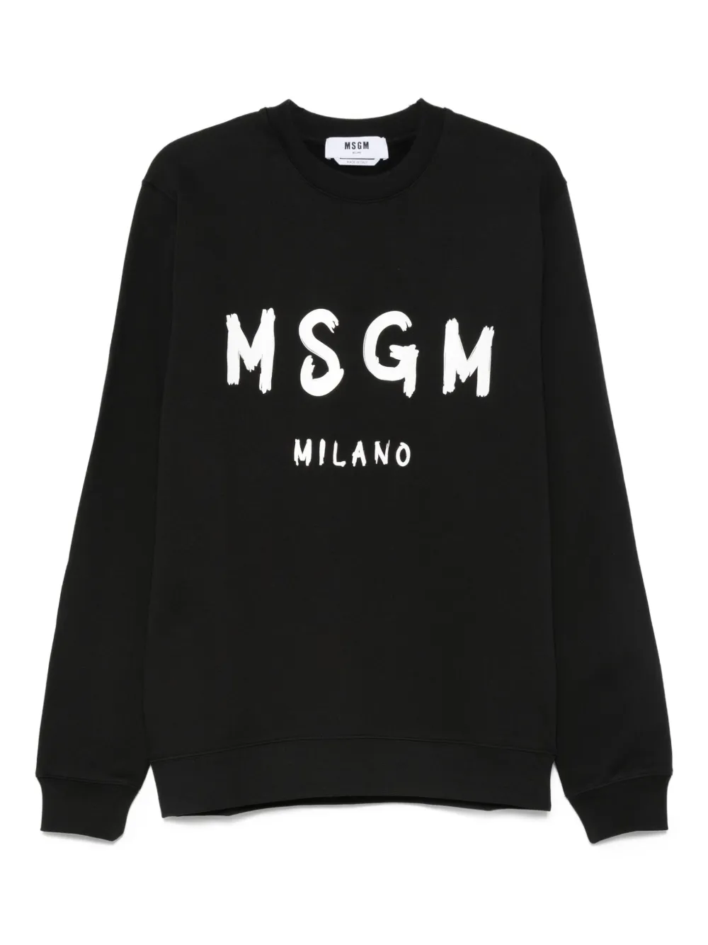 

Хлопковая толстовка с логотипом MSGM, черный