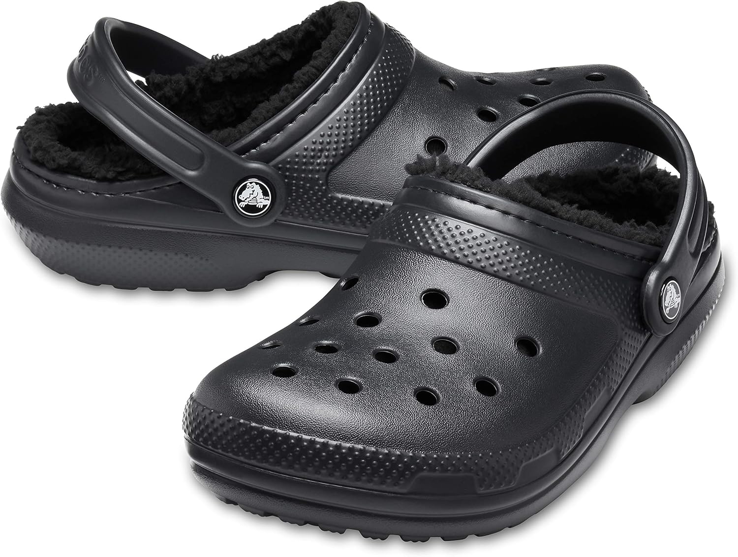 Классические сабо Crocs унисекс для взрослых, черный — фото 4