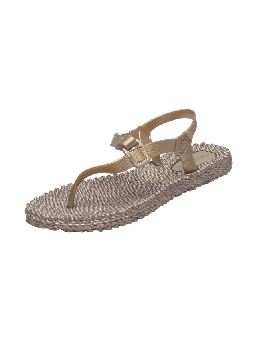 Сандалии с т-образным ремешком ILSE JACOBSEN T-Bar Sandals CHEERFUL14, золотой