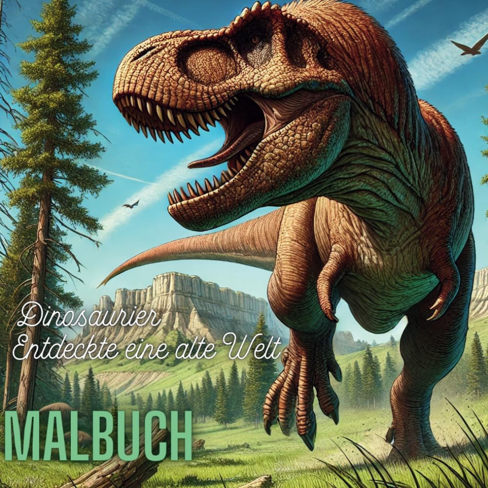 

Dinosaurier - Entdecke eine alte Welt: Urzeitliche Riesen zum Leben erwecken - Dein kreatives Dino-Malbuch! (German Edition) (Independently published)