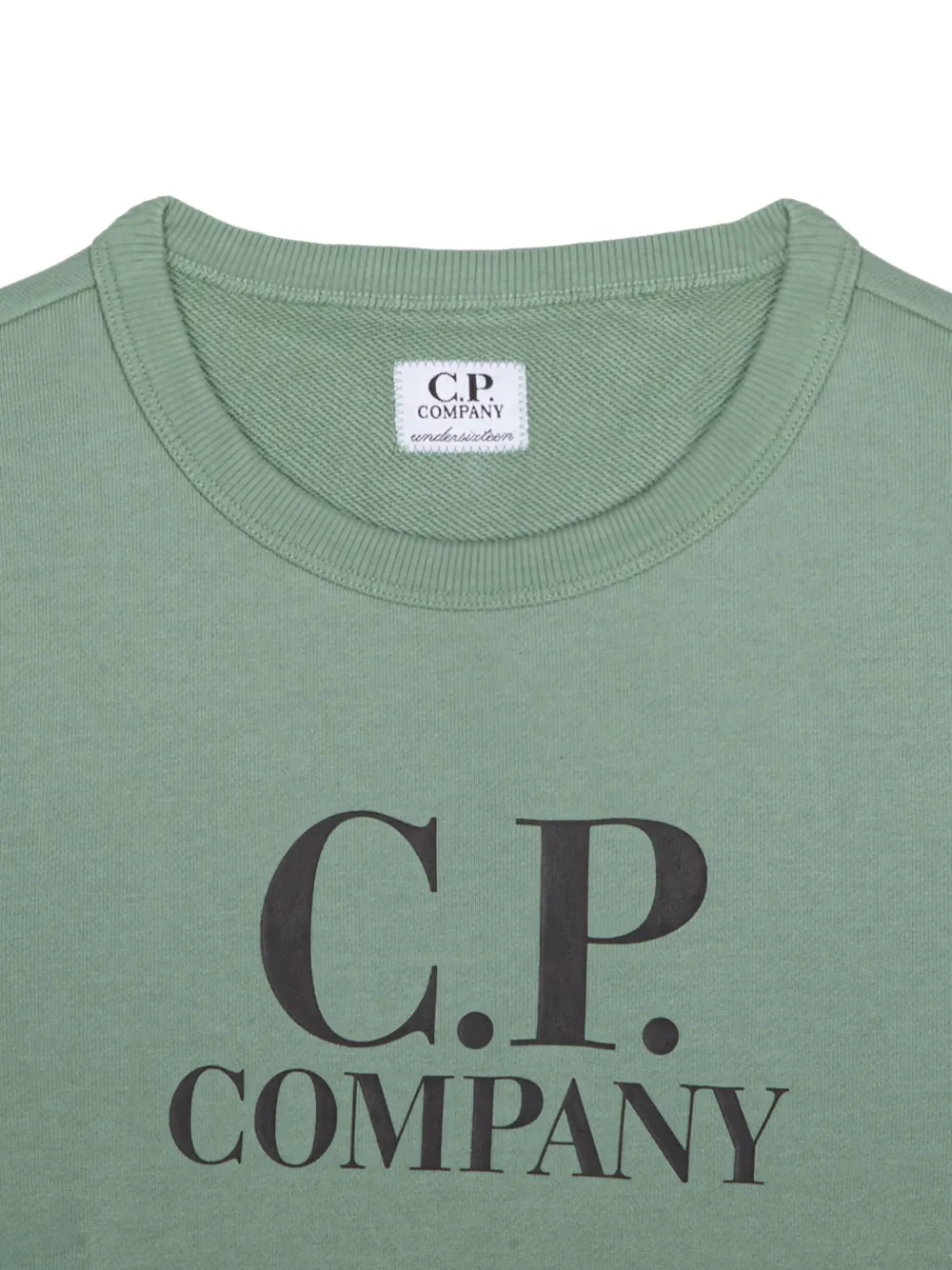 Толстовка с карманом и логотипом C.P. Company Kids, зеленый — фото 3