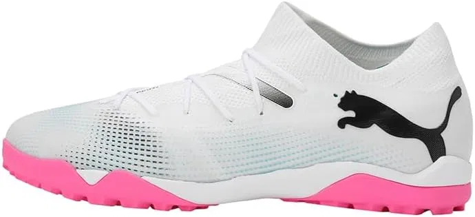 Мужские кроссовки PUMA Future 7 Match Tt, Puma White Puma Black Poison Pink — фото 3