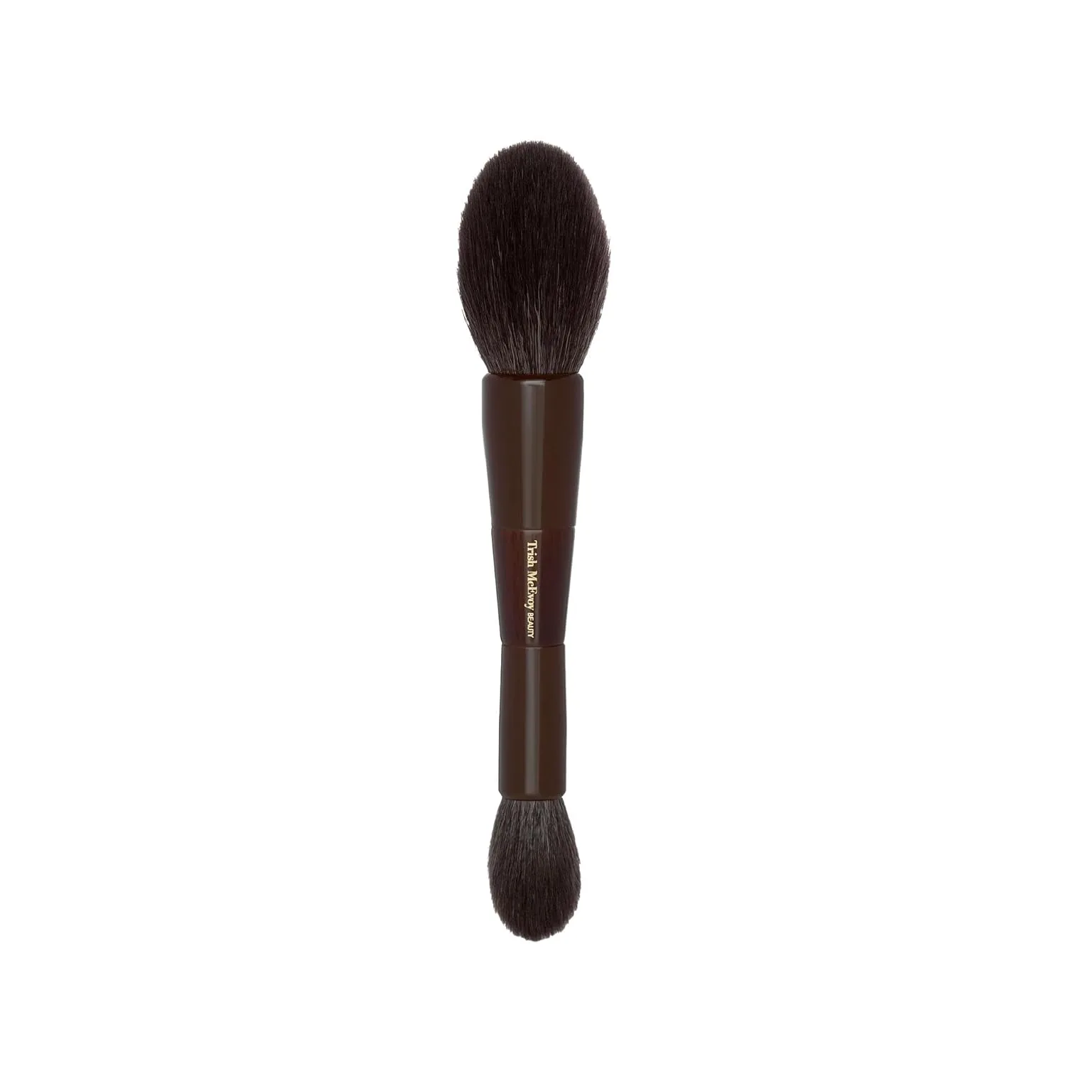 Кисть Trish McEvoy Brush 37/48 для бронзера и румян, двусторонняя.