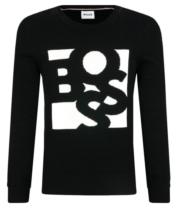 

Свитер Regular Fit Boss Kidswear, черный