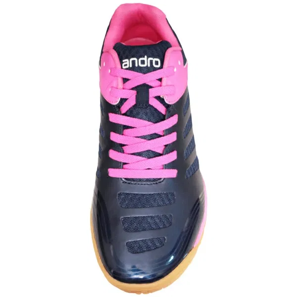 Кроссовки для настольного тенниса «Cross Step» от Andro, Navy X Pink — фото 4