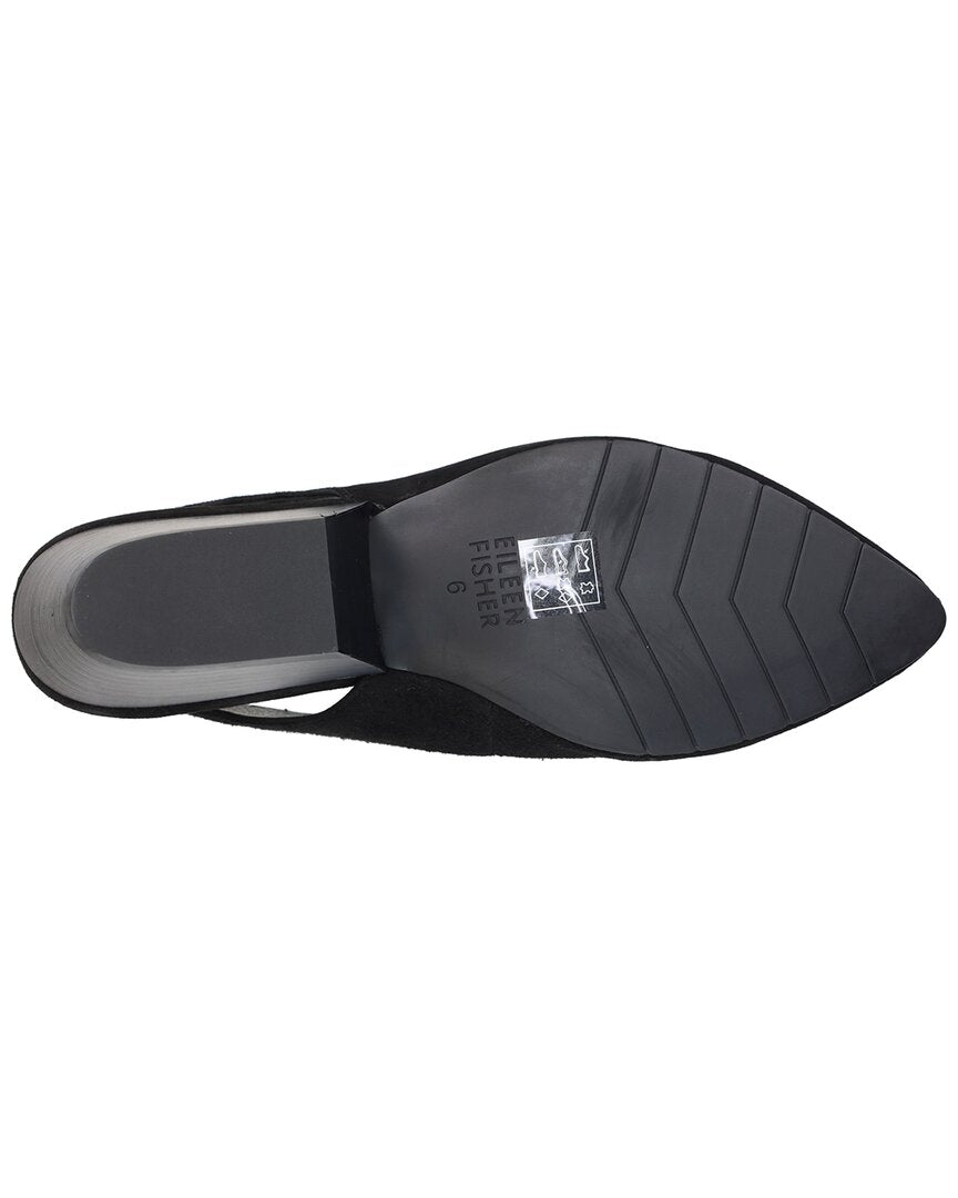 Туфли-лодочки Hena из кожи от EILEEN FISHER, черный — фото 4