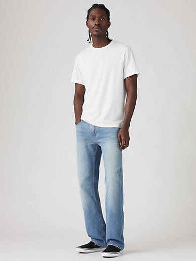 

527 Узкие мужские джинсы Bootcut Levi's, цвет Deep Down Below - Medium Wash - Stretch