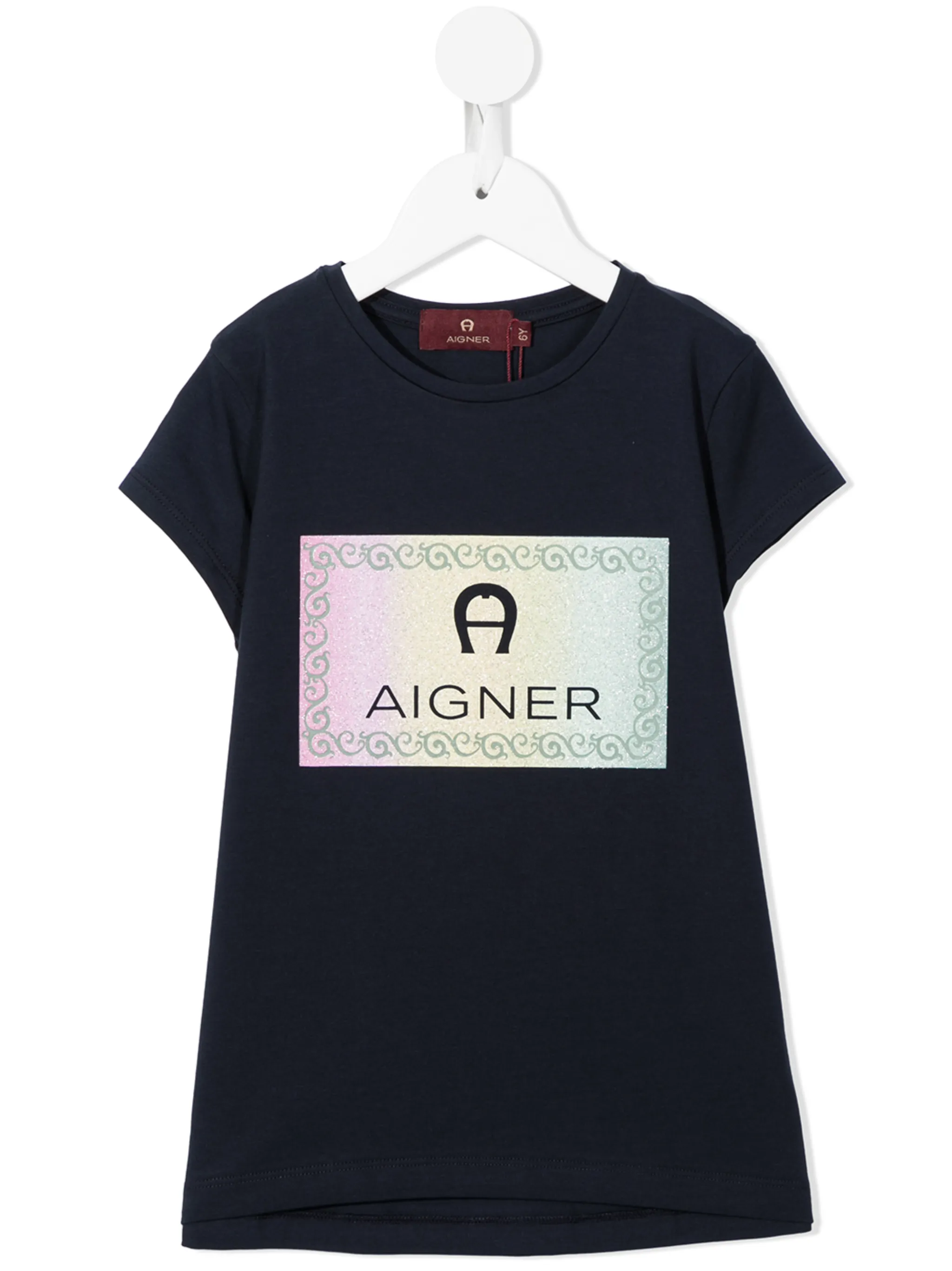 

Футболка с логотипом Aigner Kids, синий