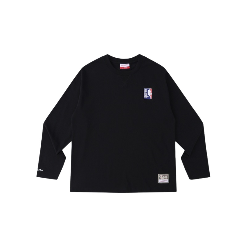 

Mitchell Ness Футболка Unisex Black Crew Neck Moderate Straight Fit