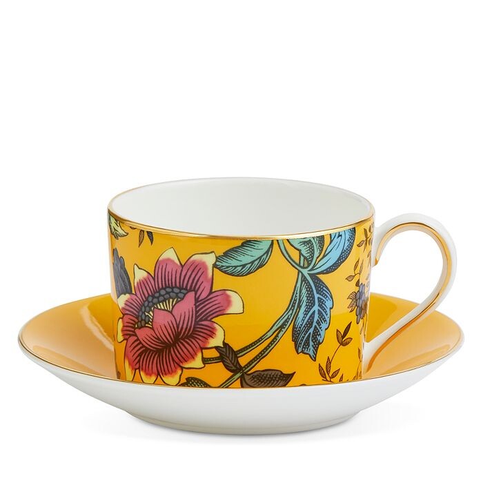

Чашка и блюдце Wedgwood Wonderlust, желтый
