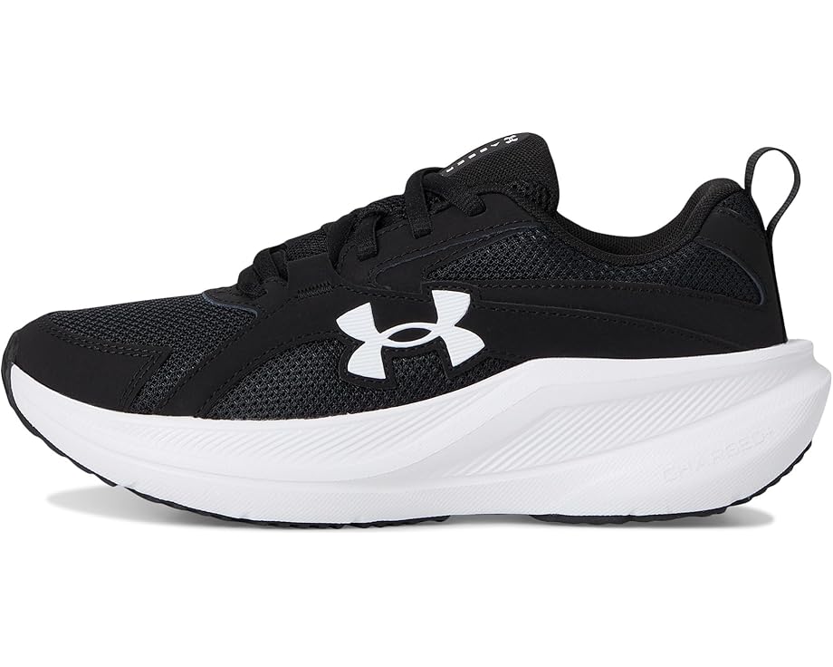 Детские кроссовки Under Armour Charged Assert 11 (Big Kid) Under Armour Kids, Black/Black/White — фото 4