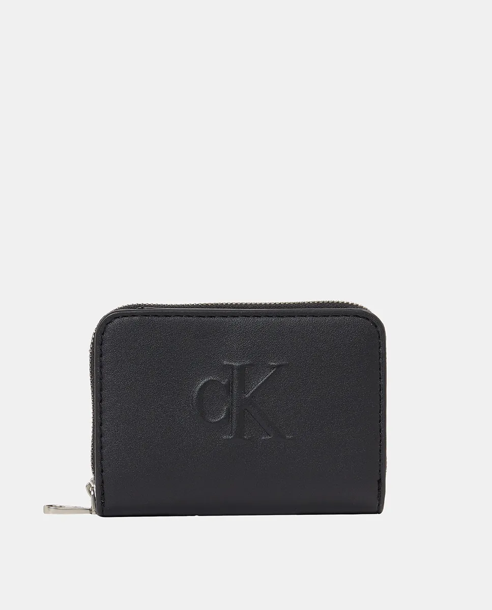 

Сумка с тисненым логотипом Calvin Klein, черный
