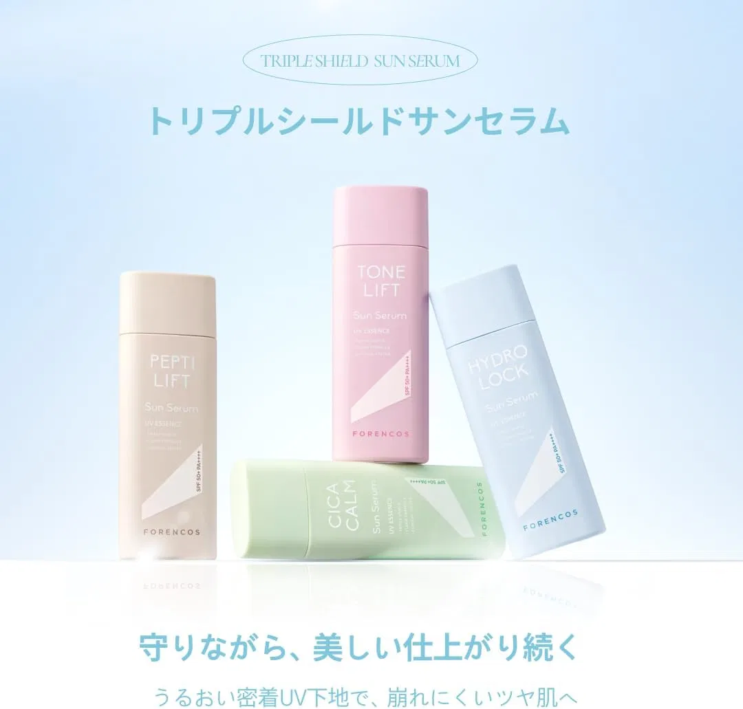 Солнцезащитный сыворотка Triple Shield Forencos SPF50+ PA+++, 50 мл, мусс — фото 2