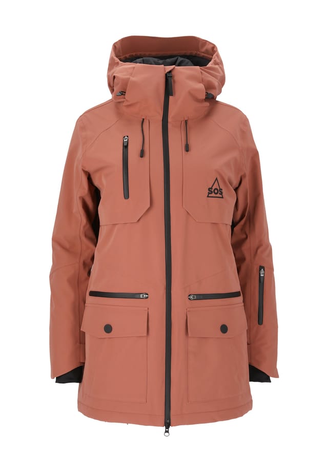 

Горнолыжная куртка Aspen с водоотталкивающей мембраной Sos, цвет 4248 cedar wood