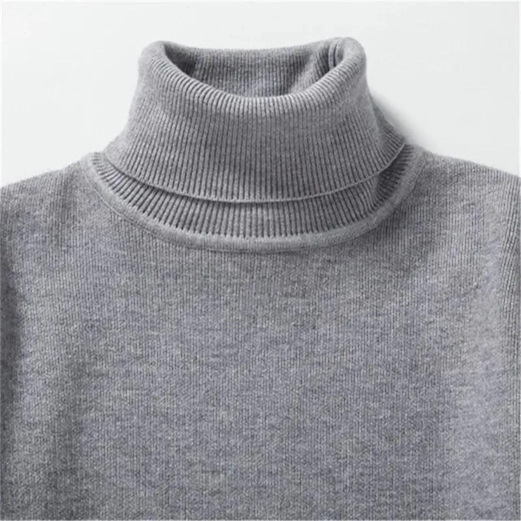 Мужской водолазка-пуловер Korean Knitted Sweater — фото 2