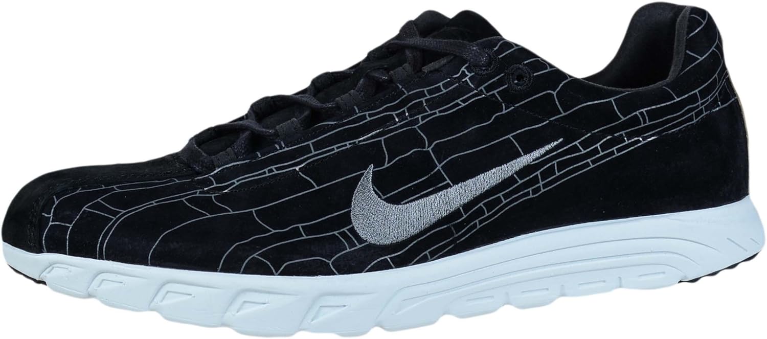 Мужская повседневная обувь Nike Mayfly Leather PRM, черный/темно-серый — фото 2