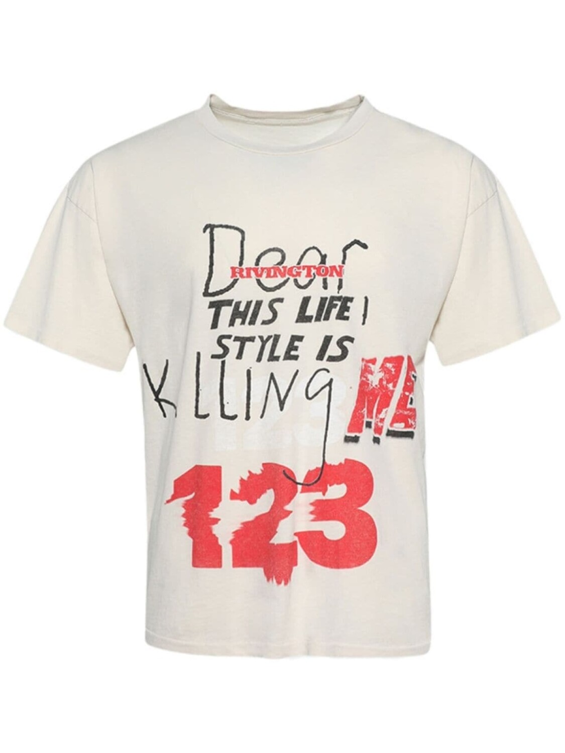 

RRR123 футболка Killing Me, белый