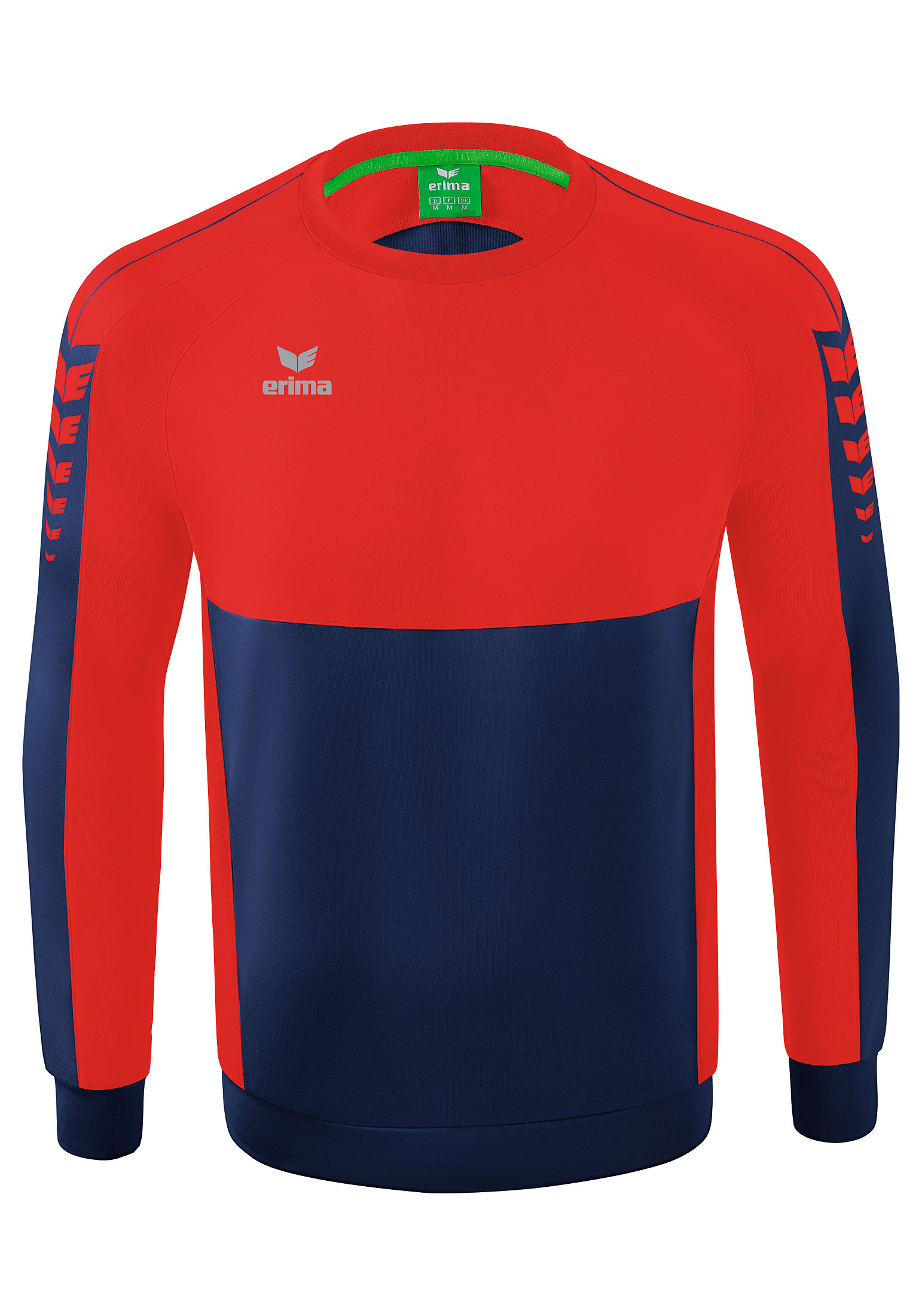 

Рубашка erima Six Wings Sweatshirt, цвет new navy/rot