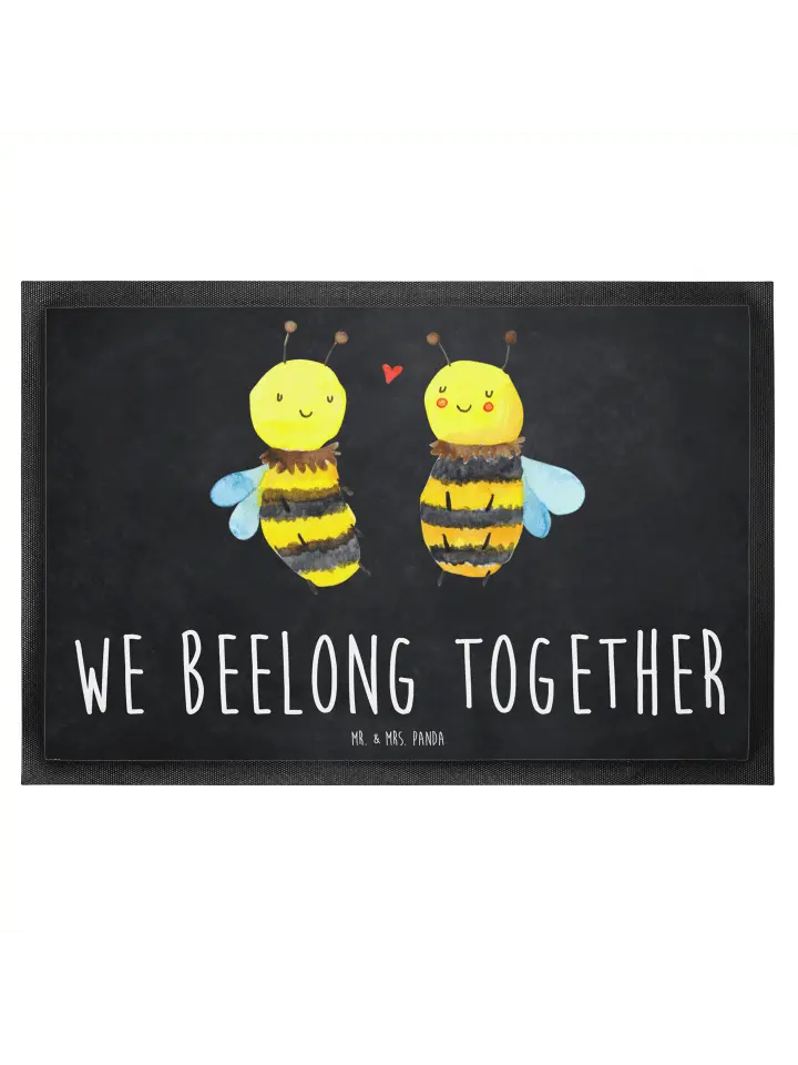 

Коврик для ног Mr. & Mrs. Panda, цвет kreidetafel