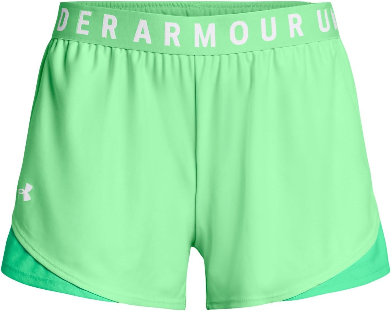 

Шорты Under Armour Play Up Shorts 3.0, цвет Matrix Green/Vapor Green/White